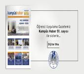 Kampüs Haber'in 51. Sayısı Yayımlandı