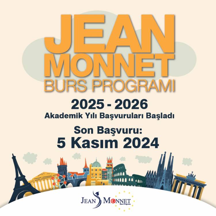 Jean Monnet Burs Programı 2025-2026 Duyurusu