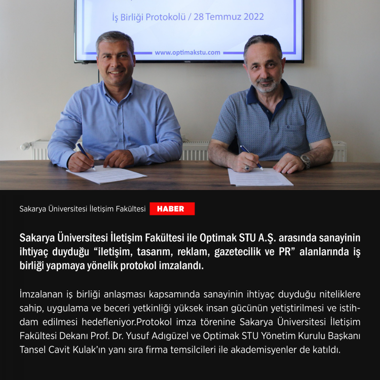 Fakültemizden 7+1 Kapsamında İş Birliği Protokolü