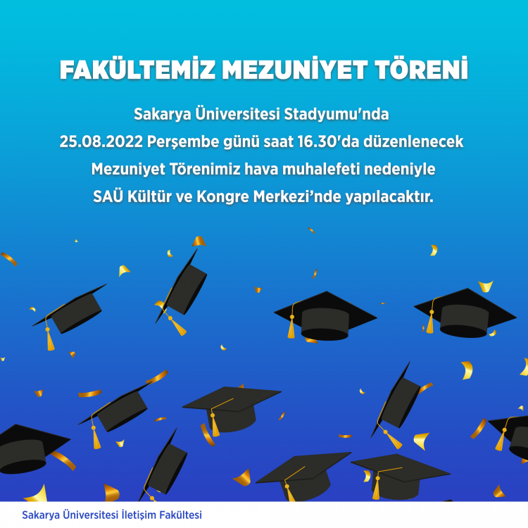 Fakültemiz Mezuniyet Töreni Hakkında